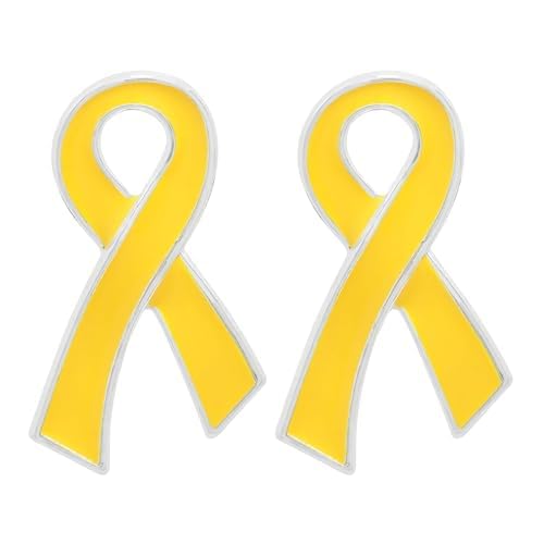 Childhood Cancer Awareness Wholesale Pack/Bulk Pins - Gold Ribbon/Butterfly Pins for Childhood Cancer Awareness - Perfect for Support Groups, Events, Gift-Giving and Fundraising