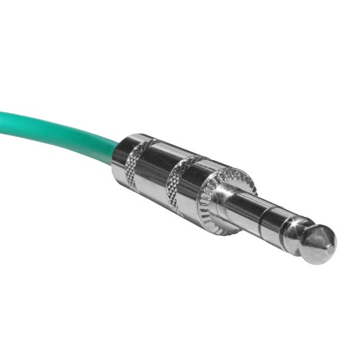 Cable de audio profesional balanceado 6.3mm 6ft verde miniatura 2