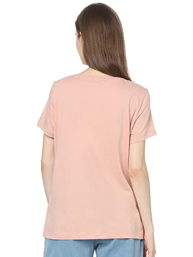 Image of VERO MODA Women's Cotton Regular Fit T-Shirt