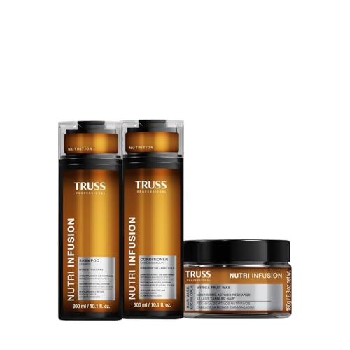 Kit Truss Nutri Infusion - Shampoo 300ml + Condicionador 300ml + Máscara 180g