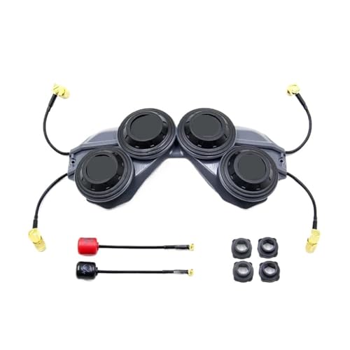 Mjolnir Pro �A���e�i/���[�v�����[�t 5.8G �A���e�i�ɑΉ��A FPV �S�[�O�� V1/V2 �N���b�V���O �h���[�� �R���{ �O����g�[���ɑΉ�(Gray Set 8)