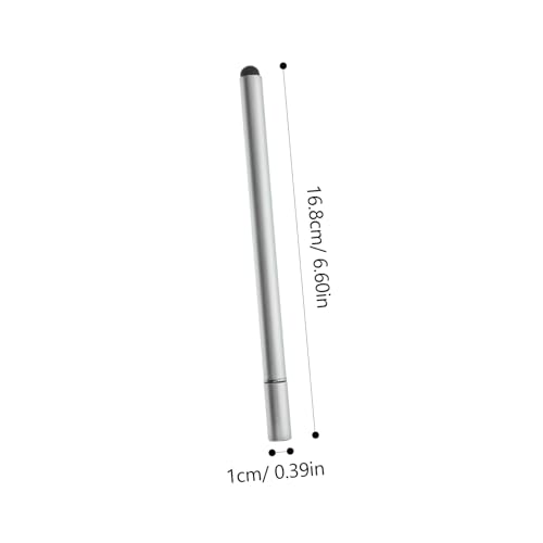 Lápiz óptico capacitivo de aluminio con doble cabeza y ventosa para tablet 2