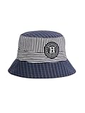  Tommy Hilfiger Gorro de punto con diseño de rayas., multicolor, Talla única
