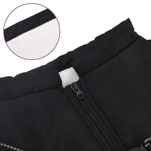 Vêtements pour chiens imperméables avec harnais veste L68 - 7
