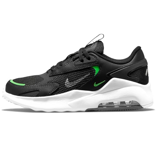 Nike Air Max Bolt Big Kids' Shoes (CW1626-006, Black/Dark Smoke Grey/Green Strike) Size 6.5