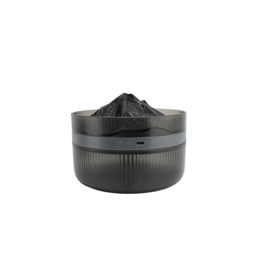 Volcano Diffuser Difusor aromático eléctrico 1000ml USB Negro