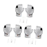 SUPVOX Guantes Calefactables USB Sin Dedos Guantes De Invierno para Mantener Las Manos Calientes Frío Calefactables para Mujer Hombre