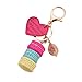 letaowl Portachiavi donna torta portachiavi carino francese pasticcini portachiavi borsa fascino auto portachiavi regalo gioielli