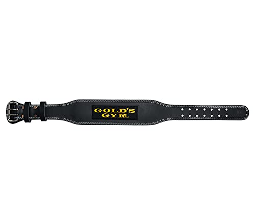 Gold's Gym トレーニングレザーベルト G3368 BK S