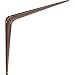 National Hardware N185-058 211BC Shelf Bracket in Fruitwood