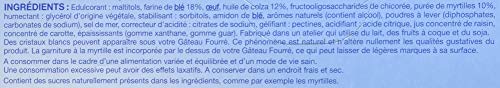 Gerblé Sans Sucres Ajoutés, Gâteau Fourré Saveur Myrtille, Sans Huile de Palme, 210270, 5 Sachets Individuels, 150 g (Lot de 2)