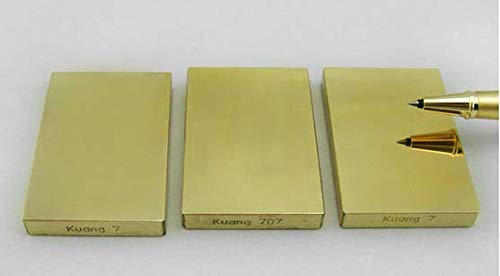 1pcs Professional Rockwell Plastic Hardness Block 100-120HRL Copper Bronze Rectangle Hardness Test Block Specular Surface 60x40x8mm 0.2kg