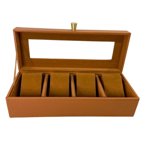 Estojo Porta Relógios 4 Nichos Espressione