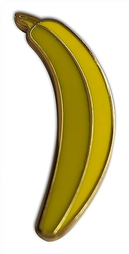 Novel Merk Tropical Fruits – Banana & Other Lapel Pin, Hat Pin & Tie Tack Set - with Clutch Back2