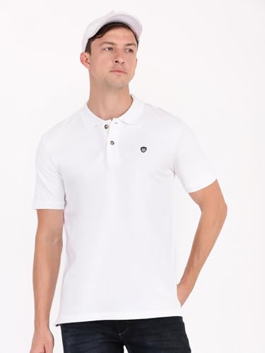 Image of Macroman M-Series Fashion Half Sleeve Polo Core Casual T-Shirt for Men, Cotton Blend, Pack of 1