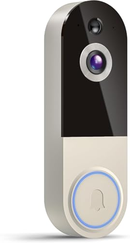 Smart Video Door Bell Camera Battery Powered Wireless with Auto Tracking PTZ, Wireless Video Doorbell Camera 1080p with  - Detailed View