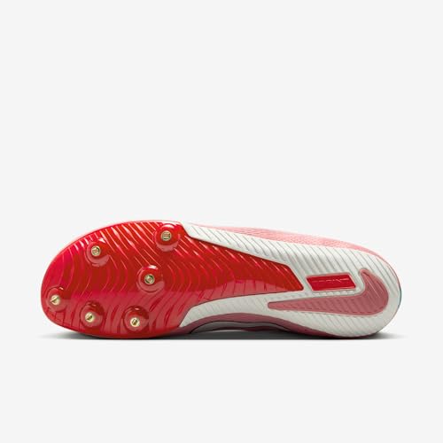 Nike Rival Sprint Track & Field Sprinting Spikes (HQ2061-600, Red Stardust/Stadium Green/University Red)2