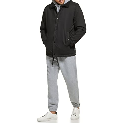 Calvin Klein Men's Sherpa Lined Cotton Coach Jacket