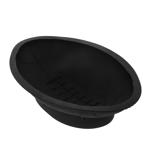 Ciieeo Moule à Gâteau Ballon de Rugby Silicone Antiadhésif pour Cuisson de Gâteaux et Bonbons Sportifs pour Fêtes et Événements