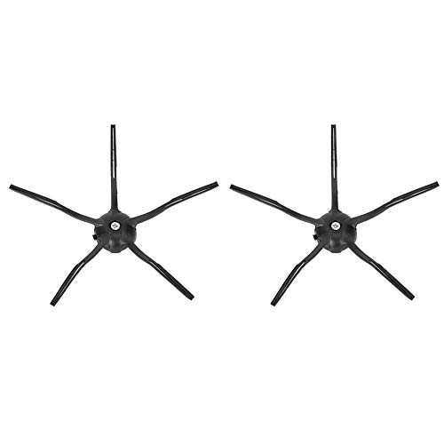 Fait 2 Stuks Zijborstel Vervanging Accessoire voor XIAOMI Roborock S6 S5 E35 E2 Veegrobot Zwart Kan de kamer netjes… - Afbeelding 7