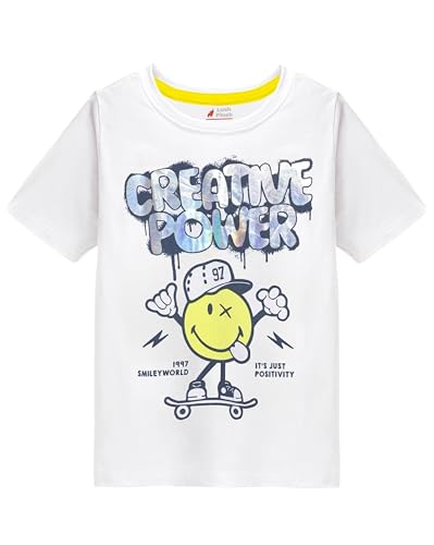 Image of Lush Plush Boys High GSM Cotton Half Sleeve Printed Cotton T-Shirt