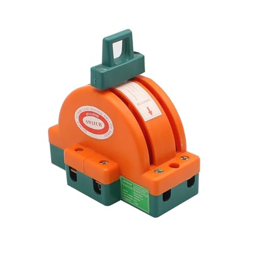 MODBAND 1PCS Two-Way Knife Switch 220V Household 2P Two-Phase 100A Double Throw Reverse Conversion Knife Switch Isolation Photovoltaic(2P 32A)