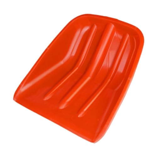 KESOTO Cabezal Quitanieves de Repuesto para Exteriores, Accesorio Portátil Y Ligero para Quitar Nieve, Herramienta para Quitar Nieve de La Entrada de Coches, Naranja