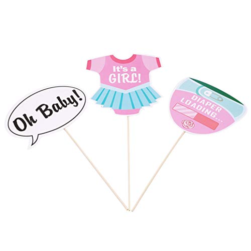 Hengxingwf Baby Photo Selfie Props Shower New Born Party Photography Kit