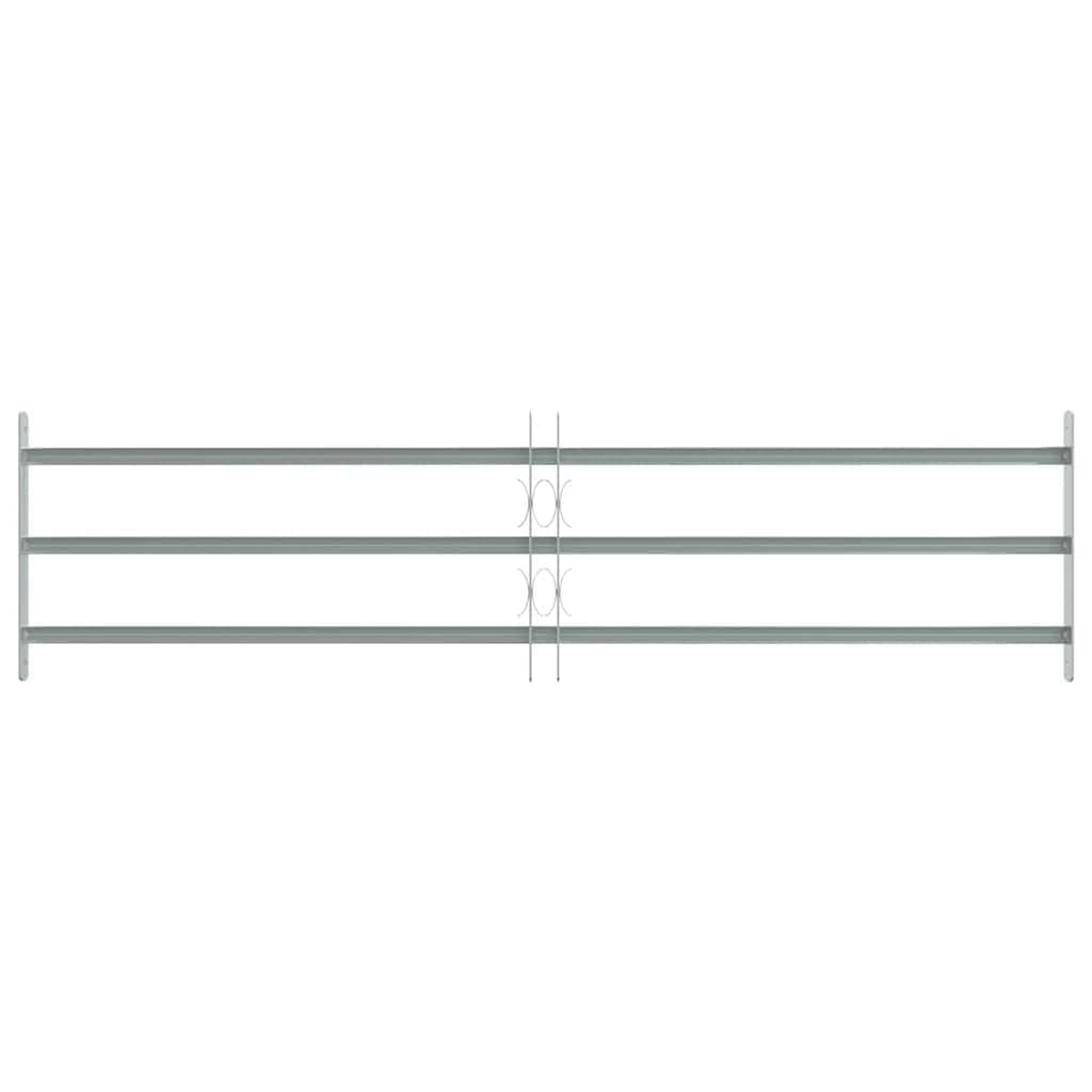 Fenstergitter, Schutzgitter, Sicherheitsstange, verstellbar und 3 Stangen, 1000 – 1500 mm