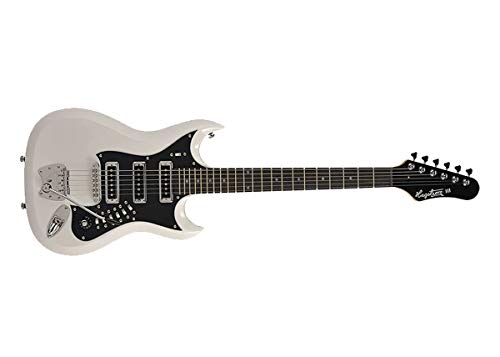 Hagstrom HIII-WHT Retroscape Series HIII Blanc - Les Beatles, Paul McCartney, John Lennon, RIngo Starr, George Harrison Hagstrom HIII-WHT Retroscape Series HIII Blanc – Image 3