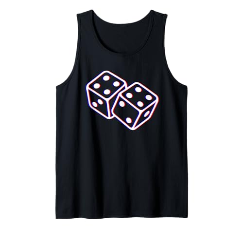 Funny 67 Meme Dice Lover Game Six Seven Gen Alpha Slang Tank Top