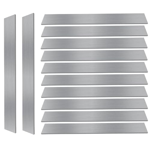 12Pcs 80CRV2 Carbon Steel Bar Cold Rolled for Knife Making, Steel Flat Stock Knife Making Steel...