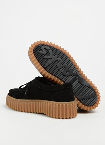 Clarks Para Mujer. 26172044 Zapatos De Piel Torhill Bee Negro (39), 3 A 5Cm, Ante, Cordones, Casual - 7