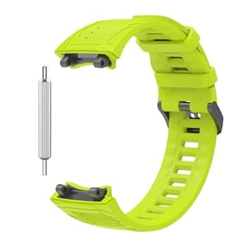 Pulseira Silicone LTimports compativel com T-Rex 3 A2322 e T-Rex 3 A2323 (LT-Verde-neon)