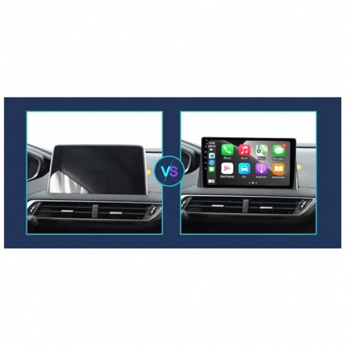 Pantalla de Coche para Peugeot 5008 con Android Auto Inalámbrico y Bluetooth 2