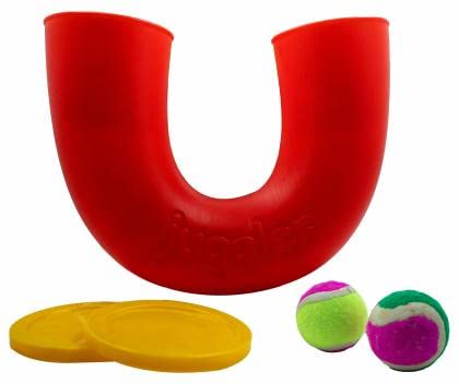 JAPSI Juggler Ball Game| Juggler Skill Toys Set | Juggling Game | Fine Motor Hand N Eye Coordination, Fun Outdoor/Indoor Games for Kids, Teen & Adults of All Ages