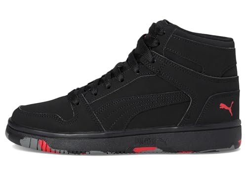 PUMA Unisex-Child Rebound Layup Mid Shoes (Big Kid) Sneaker4