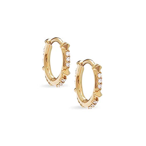 Kendra Scott White Diamond Jett Earrings in 14k Yellow Gold, Fine Jewelry for Women