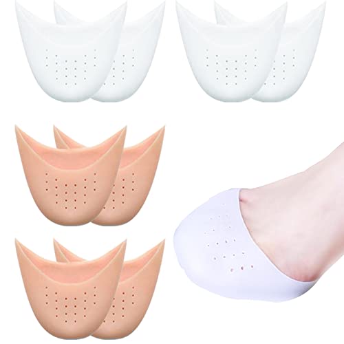 4 Pares de Protectores de Dedos de Ballet de Silicona miniatura 1