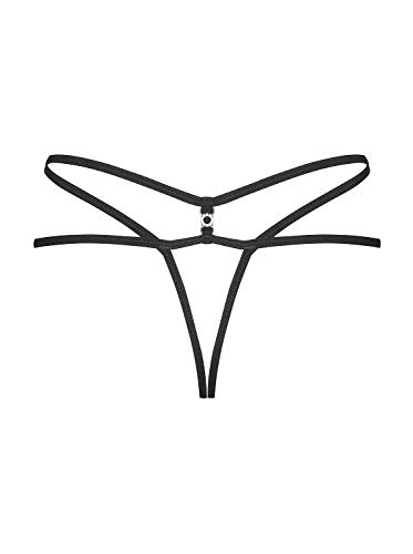 Obsessive 860 Damesstring Sexy Open, Zwart - Image 7