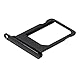 jbTec SIM-Tray kompatibel mit Apple iPhone X / 10 - Kartenhalter Single Slot Schlitten Rahmen Simkarte, Farbe:Schwarz