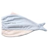 ヘアキャップ アニマルきゅうそくタオル サメ (30*45cm) 吸水速乾 やわらかい