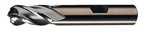 Image of Cleveland C32779 HGC-4B Cobalt Single End Multi-Flute Center Cutting Ball Nose Finisher End Mill
