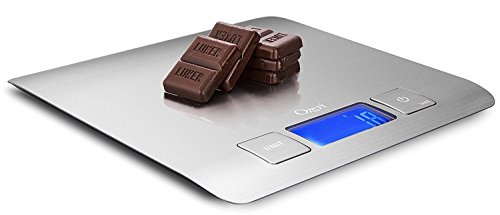 Zenith Digital Kitchen Scale By Ozeri, In Refined Stainless Steel With Fingerprint Resistant Coating #TOP3