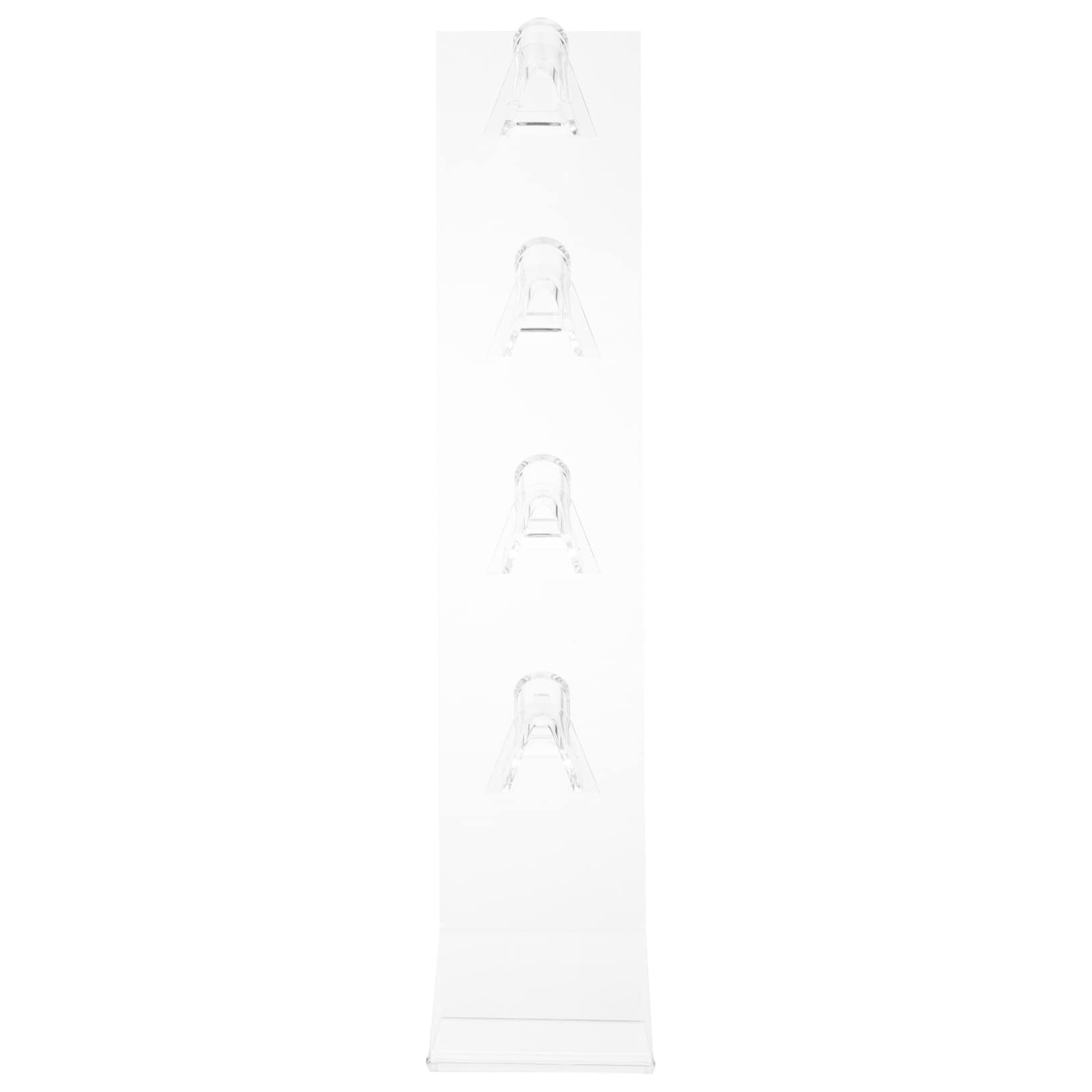 Veemoon Minimalist Acrylic Glasses Storage Rack 4 Tier Display Stand for Sunglasses Eyewear