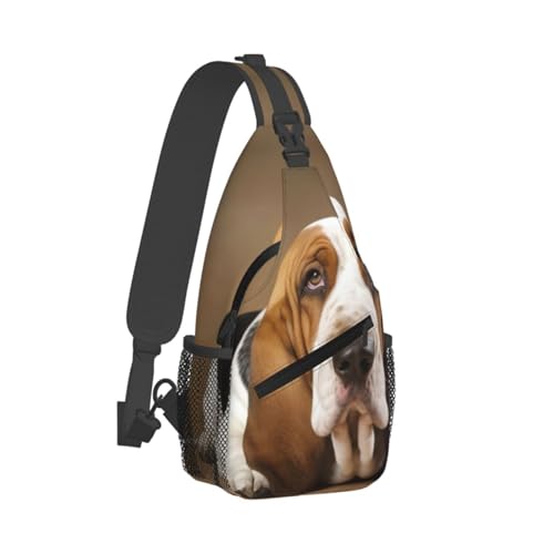 Mochila tipo Sling Negra para Día y Senderismo