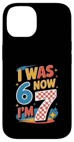 I Was 6 Now I'm 7 Retro Racing �o�[�X�f�[�p�[�e�B�[ 6 7 �~�[�� �X�}�z�P�[�X iPhone 14 �p