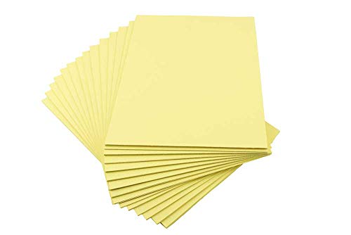 House of Card & Paper A2 210 GSM Coloured Card - Yellow (Pack of 25 Sheets), A2 Size 420 x594mm - Image 3
