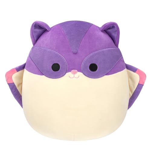 Squishmallows Original 12-Inch Joy Purple Sugar Glider - Official Jazwares Plush