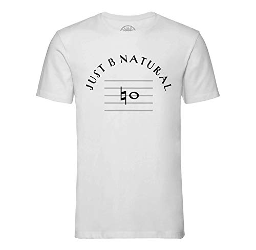 Photo de Fabulous T-Shirt Homme Col Rond Just B Natural Musique Musicien Instrument Solfège
